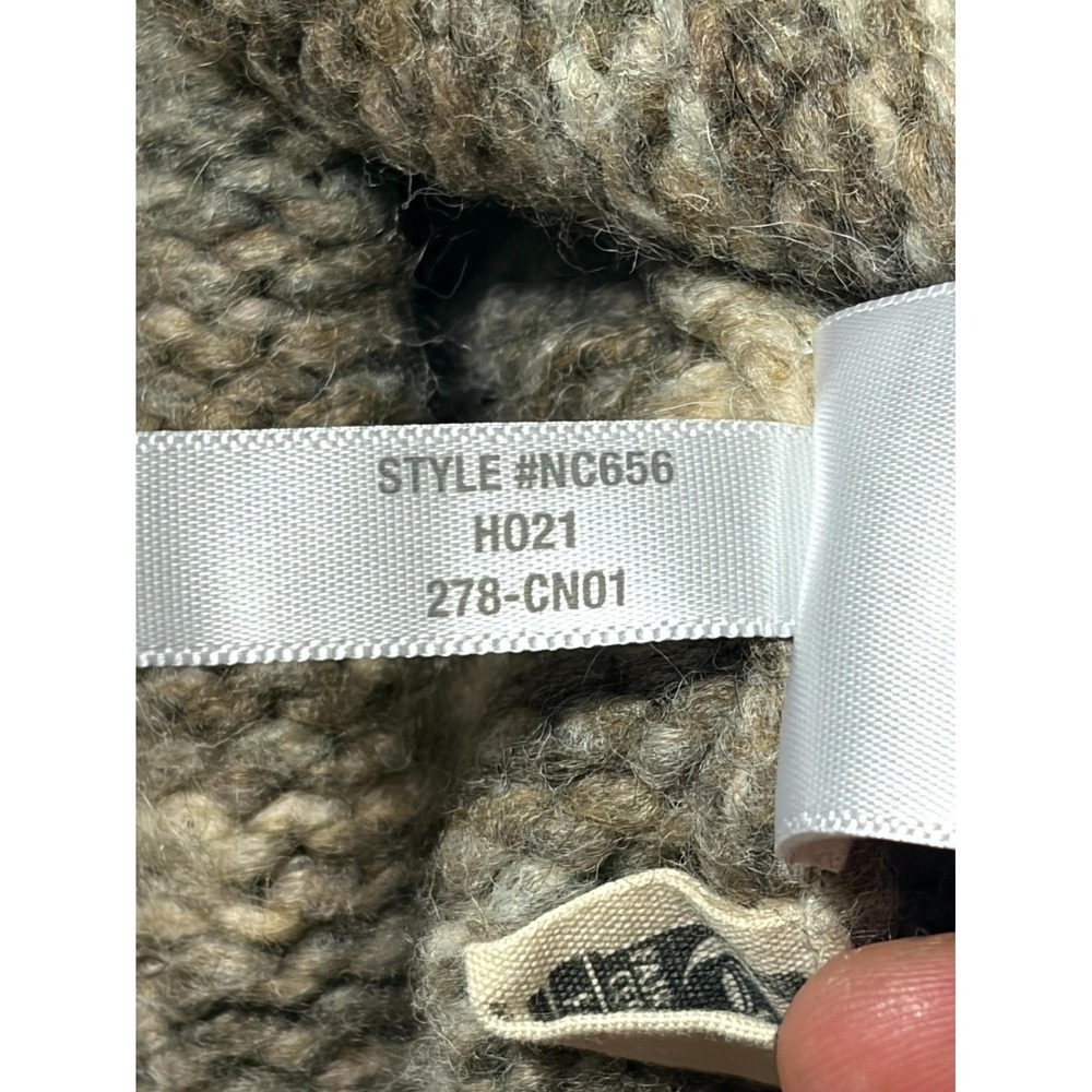 Madewell Kersdale Sweater Women's Large Brown Space-Dye Cozy Textured Pullover - Picture 8 of 12